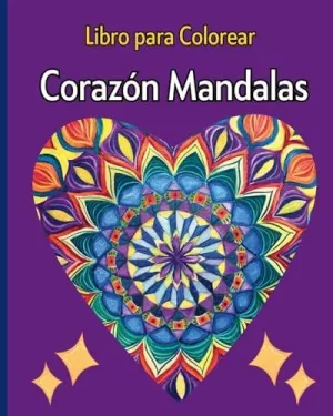 CORAZÓN MANDALAS - LIBRO PARA COLOREAR