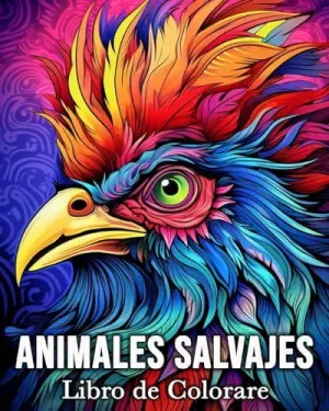 ANIMALES SALVAJES LIBRO DE COLOREAR