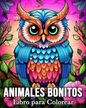 ANIMALES BONITOS LIBRO PARA COLOREAR