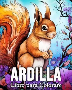 ARDILLA LIBRO PARA COLOREAR