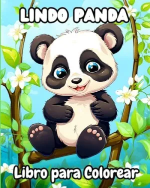 LINDO PANDA LIBRO PARA COLOREAR